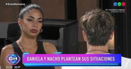 Daniela y Nacho, frente a frente