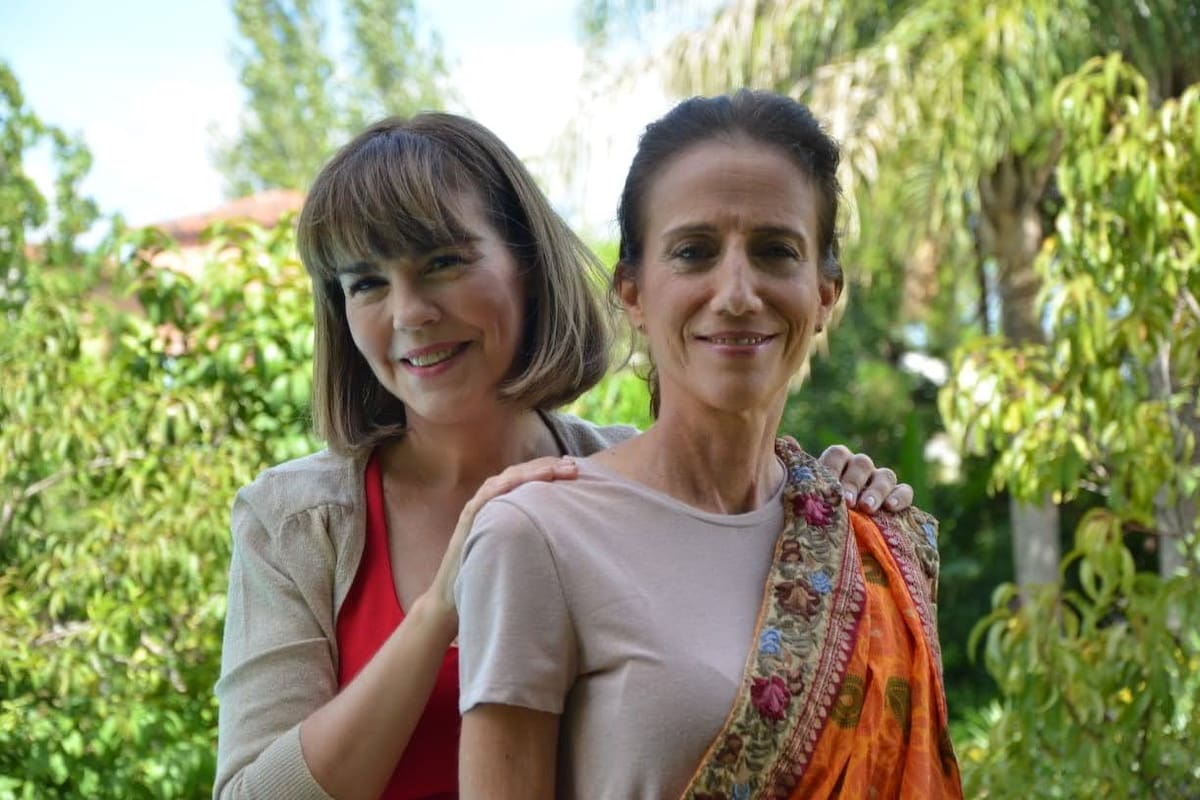 Daniela y Silvina, amigas desde la infancia.