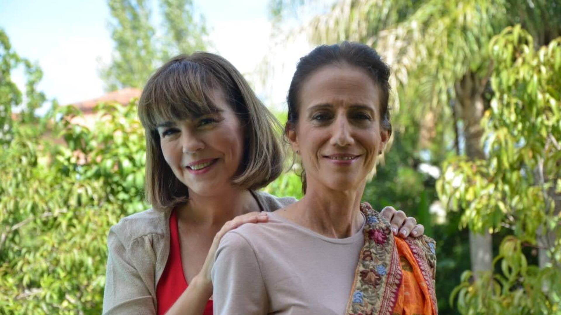 Daniela y Silvina, amigas desde la infancia.