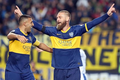 Daniele de Rossi: debut con su único gol en Boca, donde sólo disputó siete cotejos antes de volver a Italia