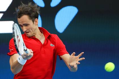 Medvedev, en plena forma: el ruso fue uno de los mejores en la ATP Cup