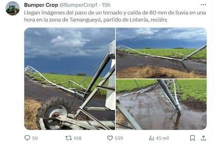 Daños en Lobería