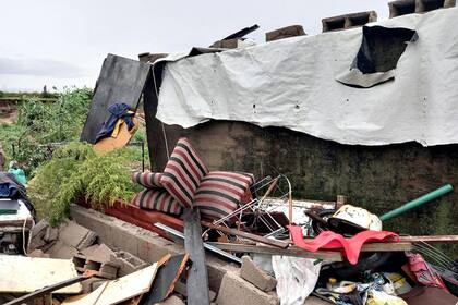 Daños por el temporal en Río Cuarto