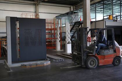 Prototipo de la puerta creada para el nuevo edificio del MoMA