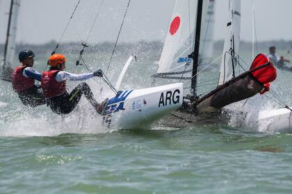 Dante Cittadini y Teresa Romairone se consagraron en Nacra 15 en el Mundial juvenil, en Texas