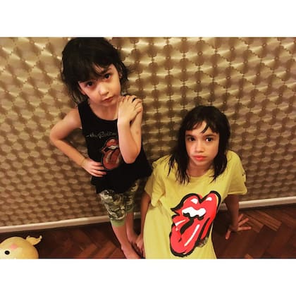 Dante y Helena, hermanos en cuarentena (Foto: Instagram)
