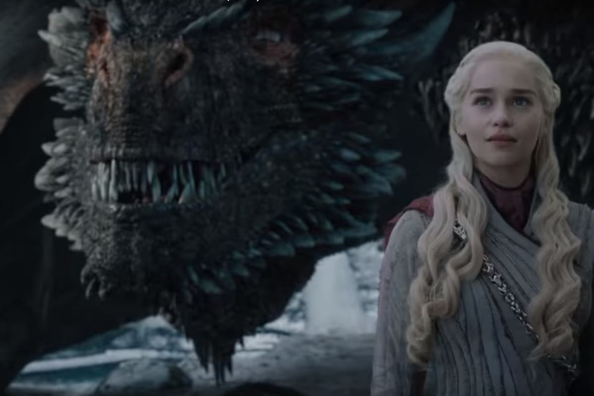 Dany y Drogon