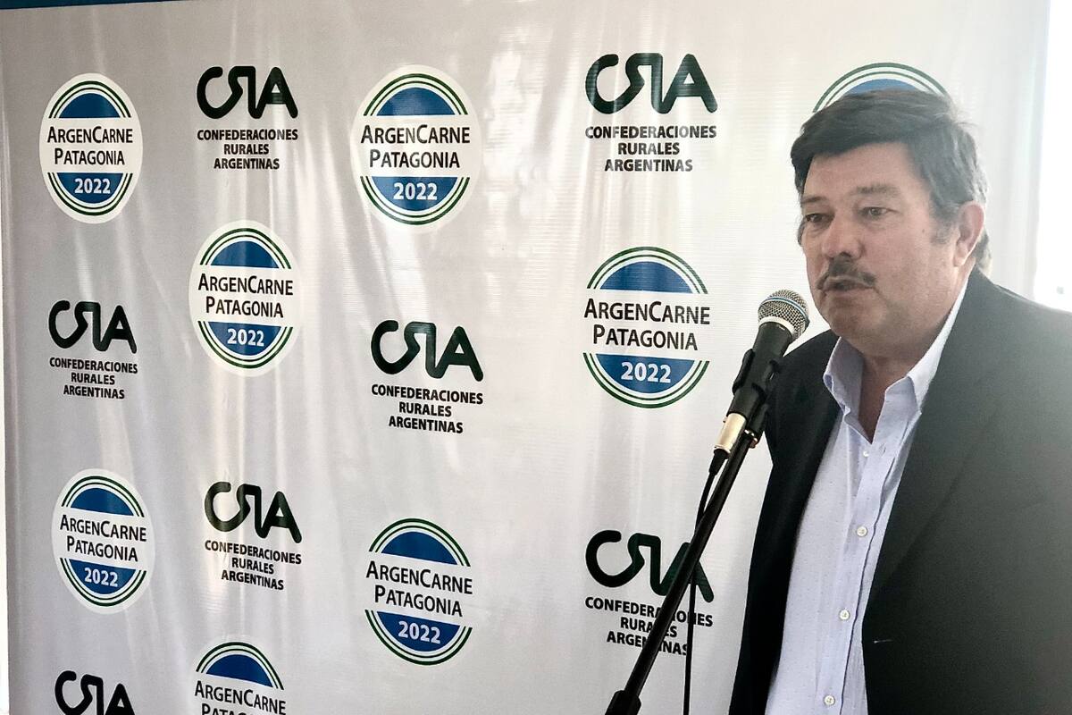 Dardo Chiesa, en la presentación de ArgenCarne Patagonia