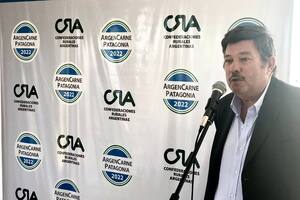 Dardo Chiesa, en la presentación de ArgenCarne Patagonia