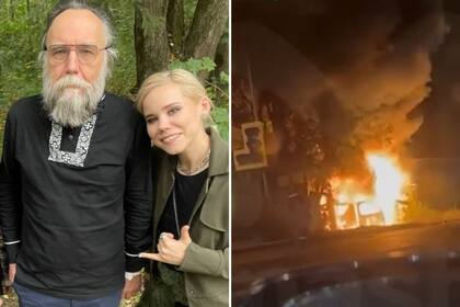 Daria Dugina y su padre, Alexander Dugin