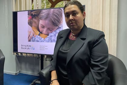 Daria Herasymchuk, comisionada presidencial para los Derechos del Niño y la Rehabilitación infantil de Ucrania