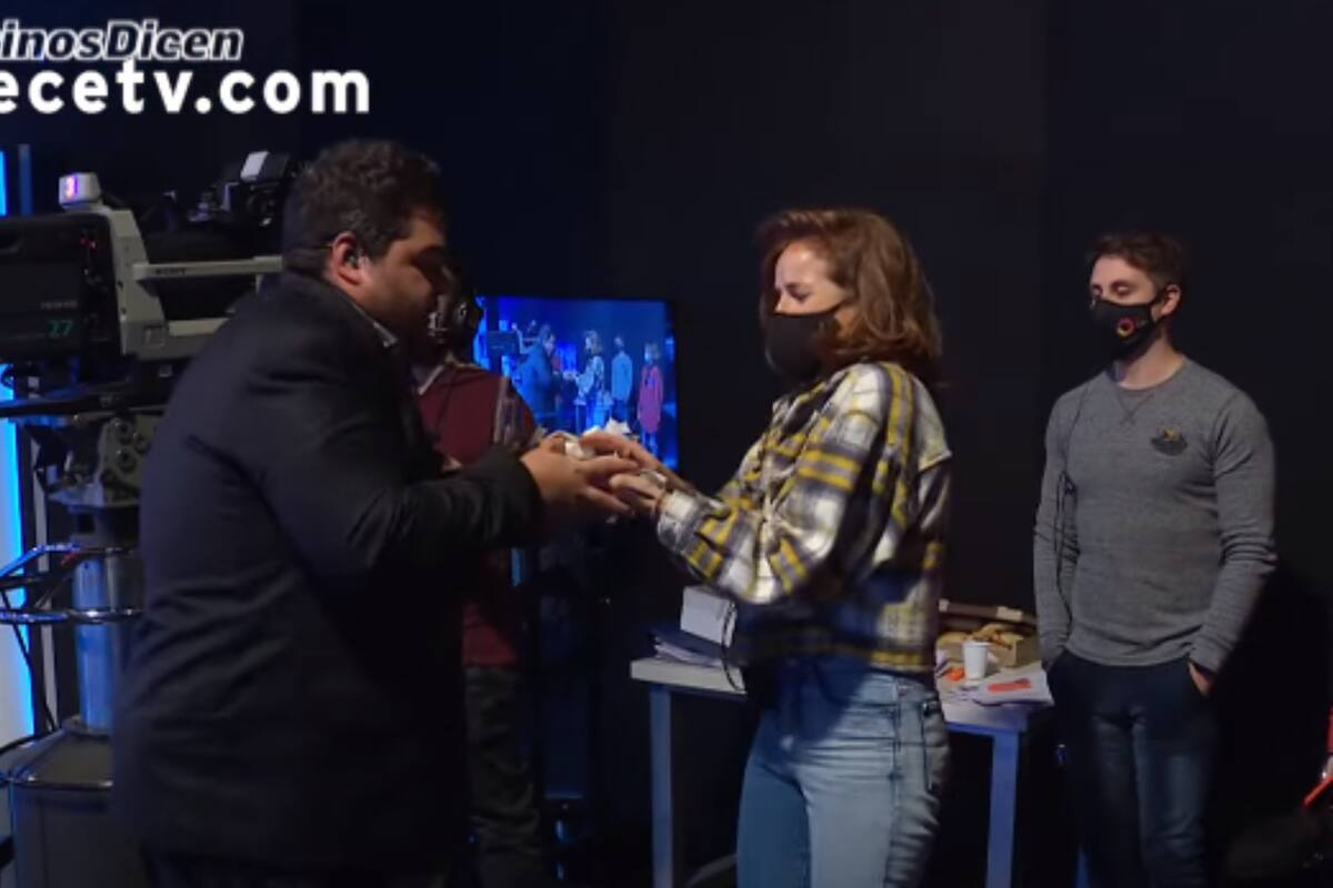 Darío Barassi forcejeó al aire con su productora por unas empanadas