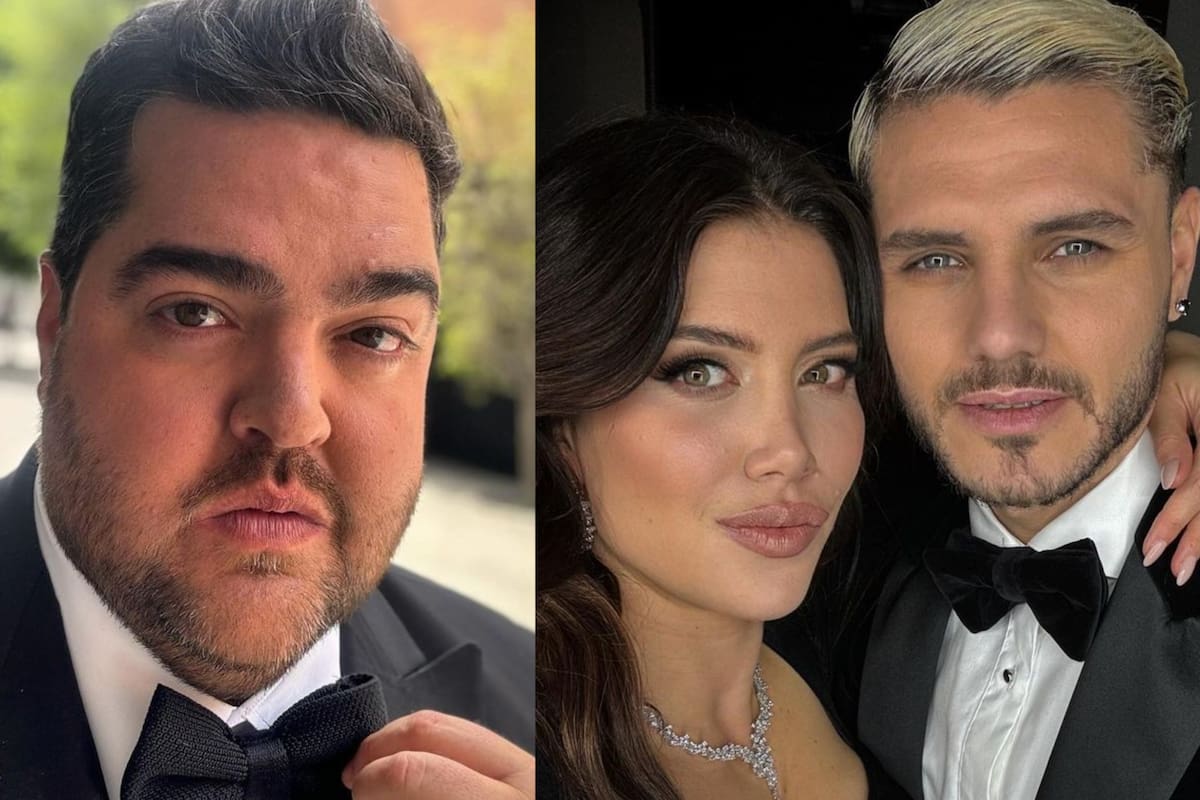 Darío Barassi habló de su experiencia trabajando con Wanda Nara y reveló que lo "distancia" de Mauro Icardi (Foto: Instagram @dariobarassi / @wanda_nara)