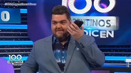 Darío Barassi logró buenas mediciones con 100 argentinos dicen, especial famosos