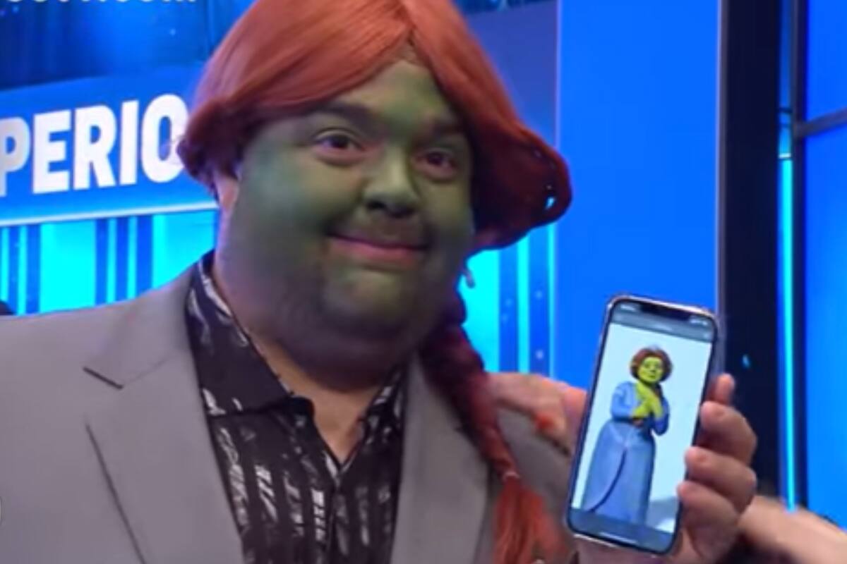 Darío Barassi y su creativo disfraz en 100 argentinos dicen (eltrece) (Crédito: Captura de video eltrece)