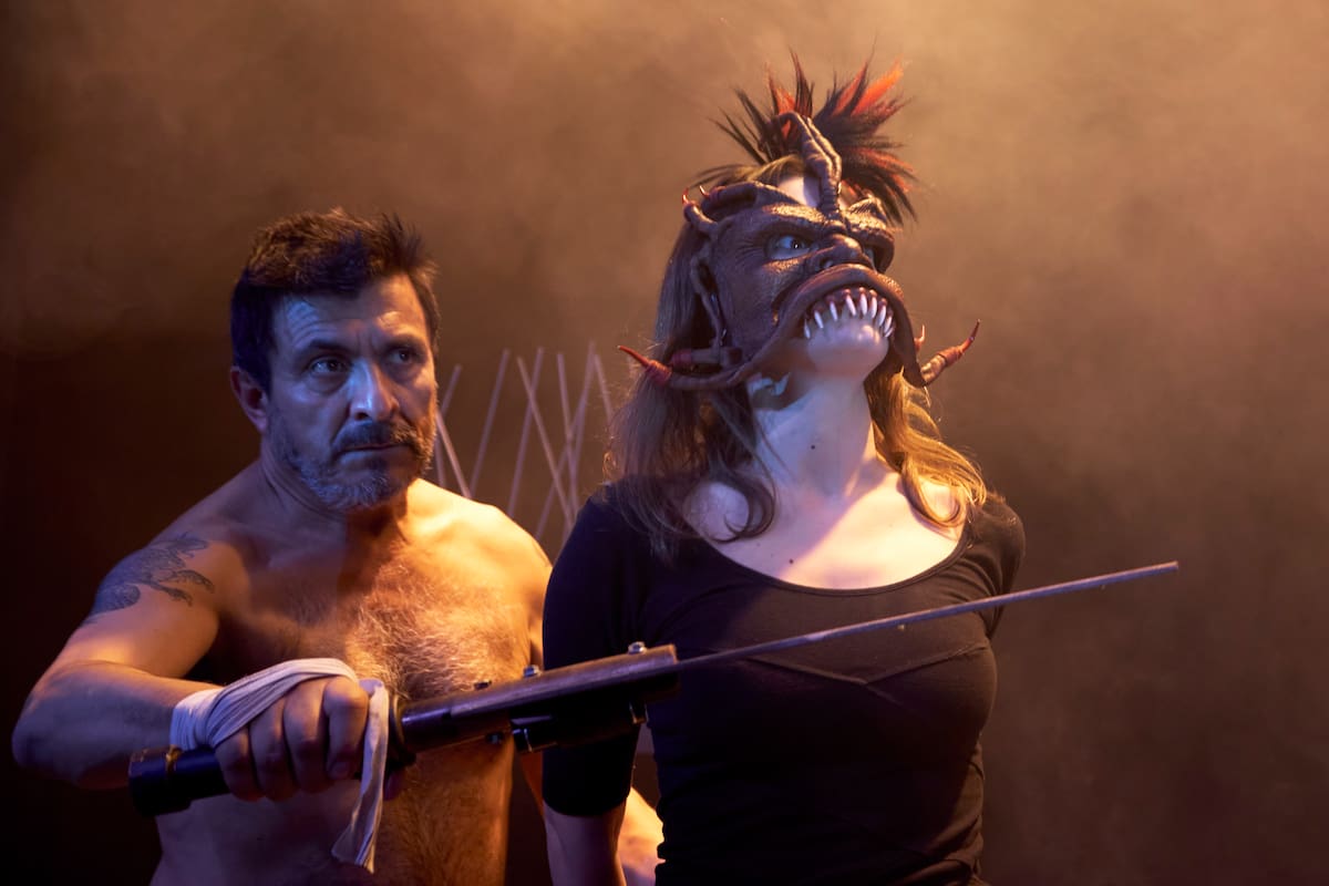 Vanesa González, en una escena de Tito Andrónico, en versión de Gabriel Graves y Marcos Arano Forteza