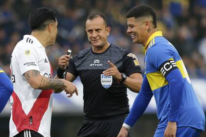 Darío Herrera arbitró el último Superclásico y lo ganó Boca 1 a 0 en La Bombonera con gol de Darío Benedetto