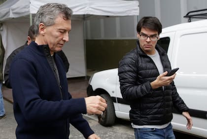 Darío Nieto y Mauricio Macri
