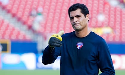 Darío Sala, durante su etapa como arquero de FC Dallas, donde disputó más de 100 partidos