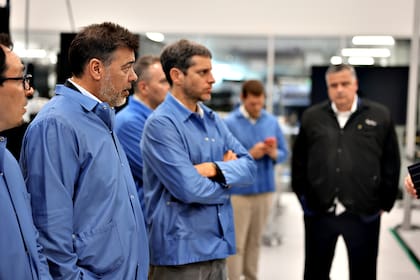 Darío y Lucas Werthein en las oficinas de Amazon
