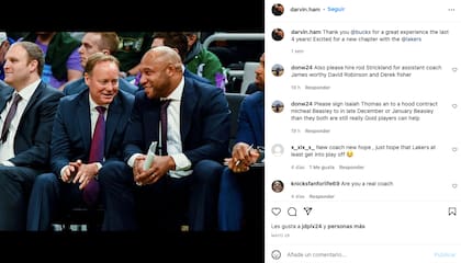 Darvin Ham se despidió de los Bucks tras cuatro años y con un título del que fue parte como segundo entrenador hace apenas unos meses; esta será su primera experiencia como entrenador en jefe