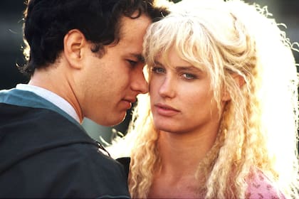 Daryl Hannah con Tom Hanks en Splash