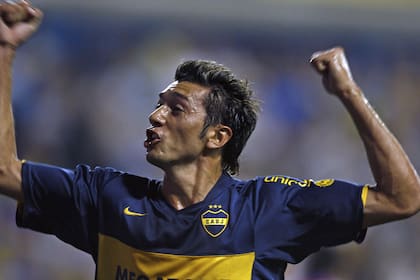 Dátolo, en 2009; fue su último año en Boca