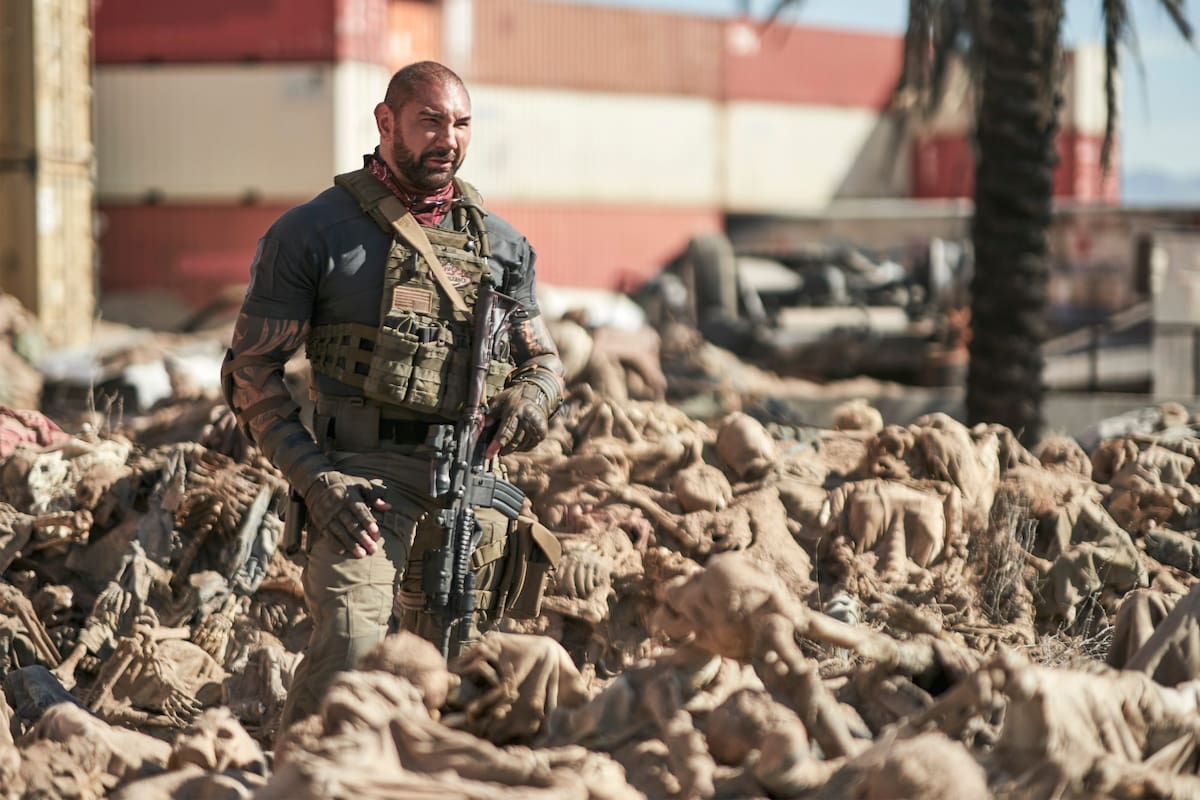 Dave Bautista es el héroe de Ejército de los muertos, la película de zombies que acaba de estrenar Netflix