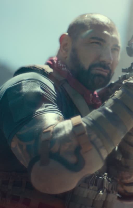 Dave Bautista, uno de los protagonistas de El ejército de los muertos