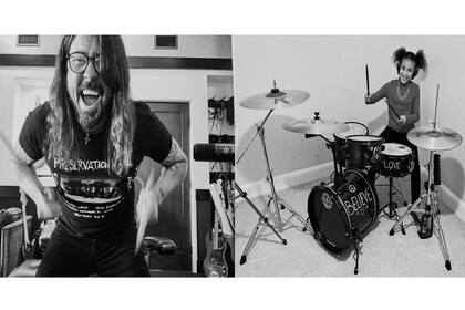 Dave Grohl, 10-Year-Old Nandi Bushel