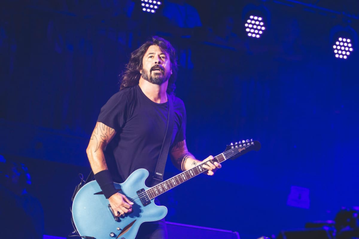 Dave Grohl de Foo Fighters en el Leeds Festival 2019