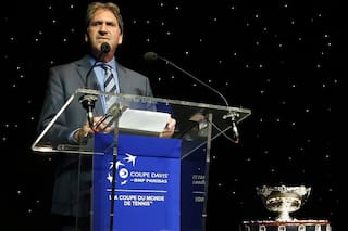 El jefe del tenis mundial: "Voy a trabajar para que Del Potro vuelva a la Davis"