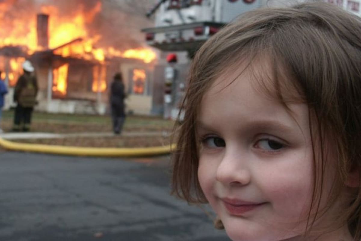 Dave Roth, el padre de Zoë, tomó la foto en 2005.