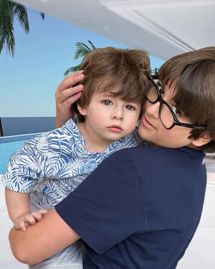 Davi y Thor, los hijos de Lygia Fazio