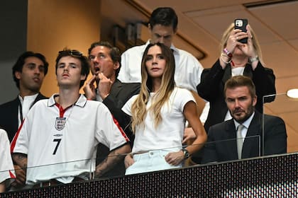 David Beckham dijo presente con Victoria y Cruz