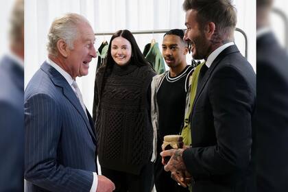 David Beckham le dio un obsequio al rey (Foto Instagram @DavidBeckham)