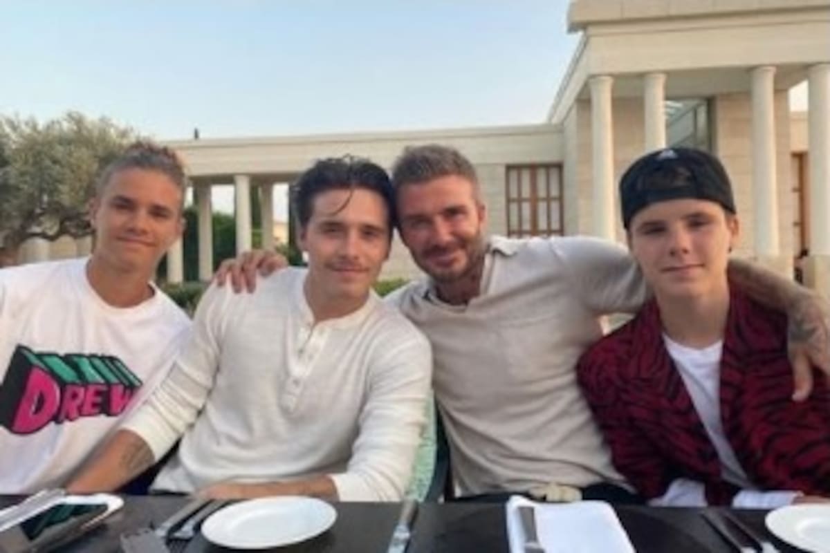 David Beckham y un emotivo posteo por el día del padre en el que incluyó a todos sus hijos