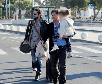 David Bisbal junto a su hermano, en 2014