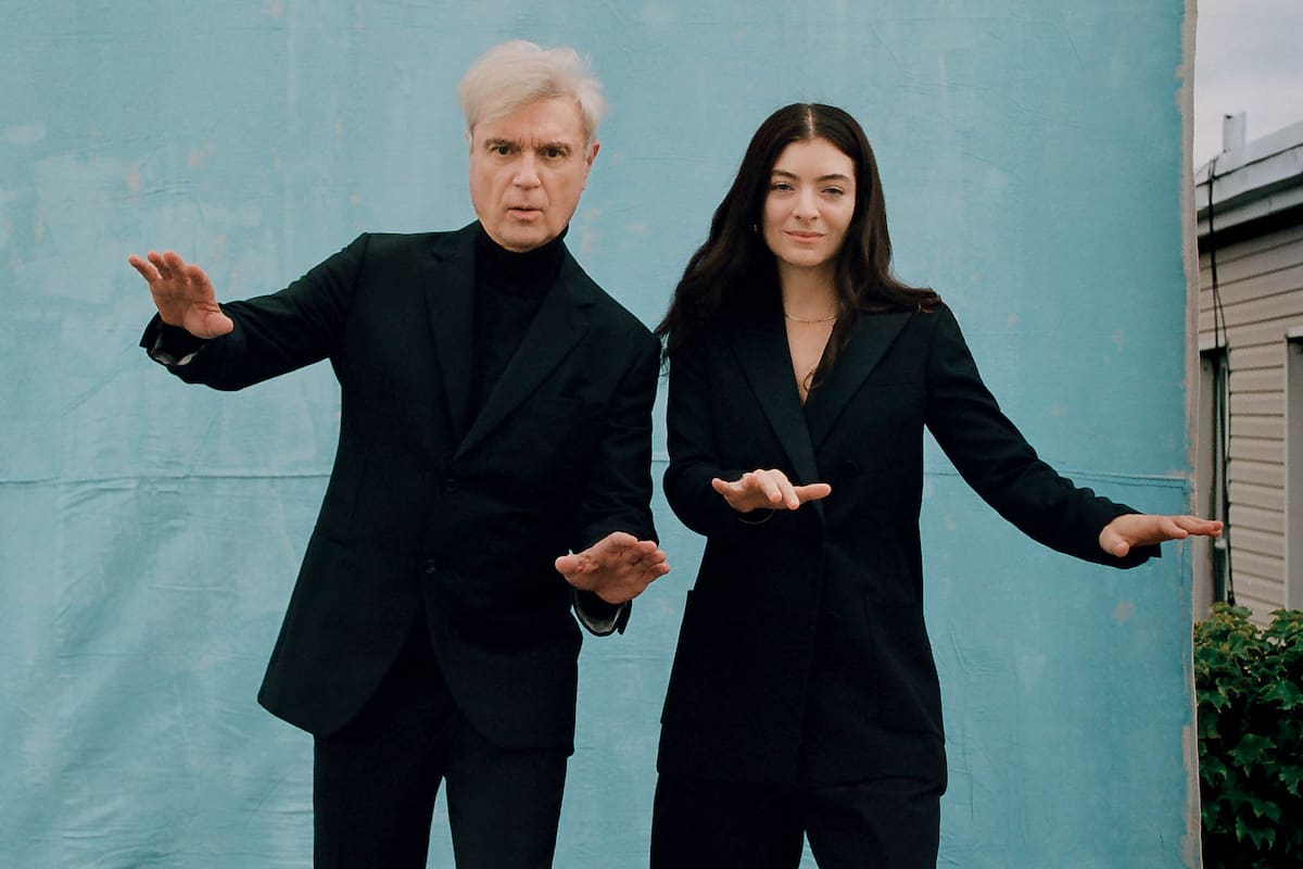 David Byrne y Lorde en el especial de Músicos por Músicos de Rolling Stone noviembre