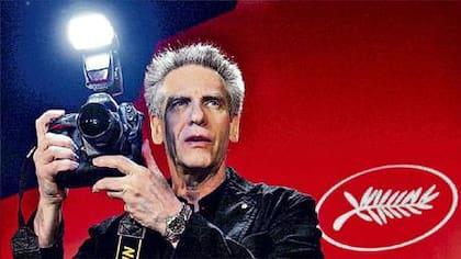David Cronenberg en la presentación de Una historia violenta durante el Festival de Cannes 2005