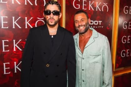 David Grutman y Bad Bunny son sueños de Gekkō, un restaurante ubicado en Miami (Gekkō)
