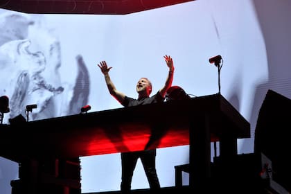 David Guetta en el Movistar Arena, en enero de este año