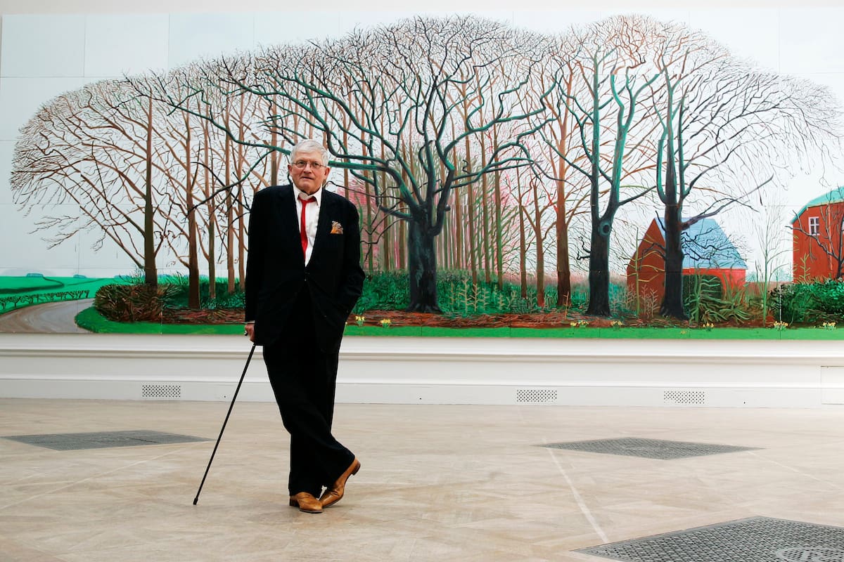 David Hockney tuvo un funeral privado en el que solo asistieron dos personas