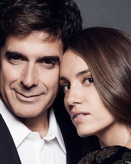 David junto a su actual mujer Chloe