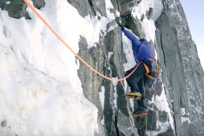 David Lama, en una escalada en 2018