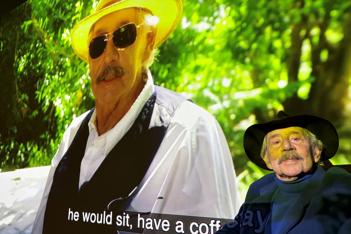 David Lamelas con la proyección de la película This Is My Place