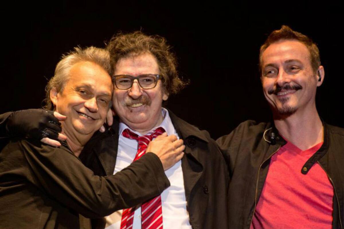 David Lebón, Charly García, y Pedro Aznar, tocaron versiones de Perro Andaluz y Seminare