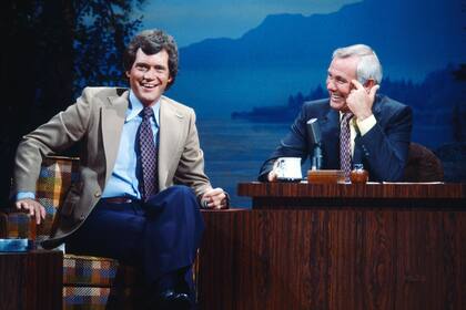 David Letterman y Johnny Carson, dos nombres ineludibles en la historia de los programas de medianoche en la televisión norteamericana