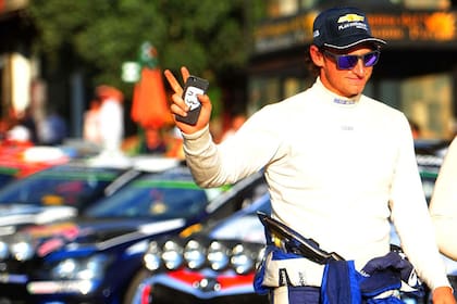 David Nalbandian en el Rally de Argentina