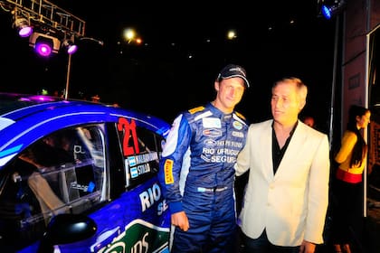 David Nalbandian en su nueva faceta de piloto de rally